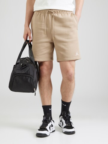 Regular Pantaloni 'Brooklyn' de la Jordan pe bej: față