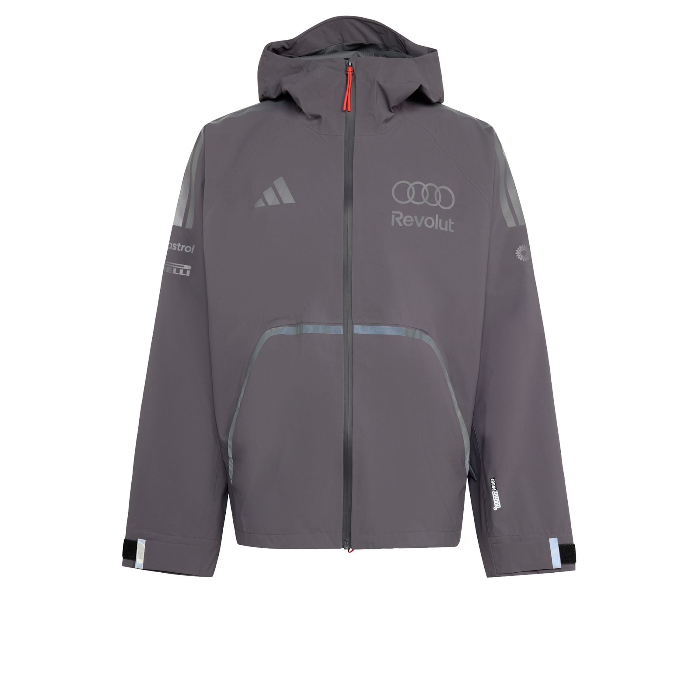 ADIDAS PERFORMANCE - Chaqueta funcional 'Audi Formula One Team' en gris: frente