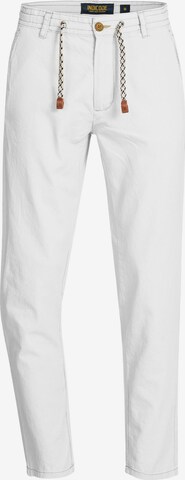 INDICODE JEANS Regular Chino Pants 'Veneto' in White: front