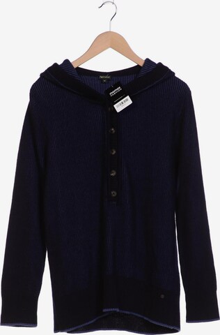 hessnatur Sweatshirt & Zip-Up Hoodie in 4XL in Blue: front