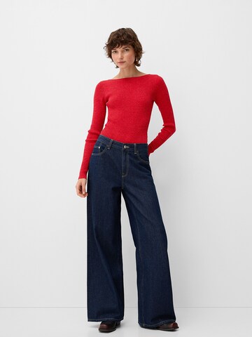 Bershka Tričkové body – červená