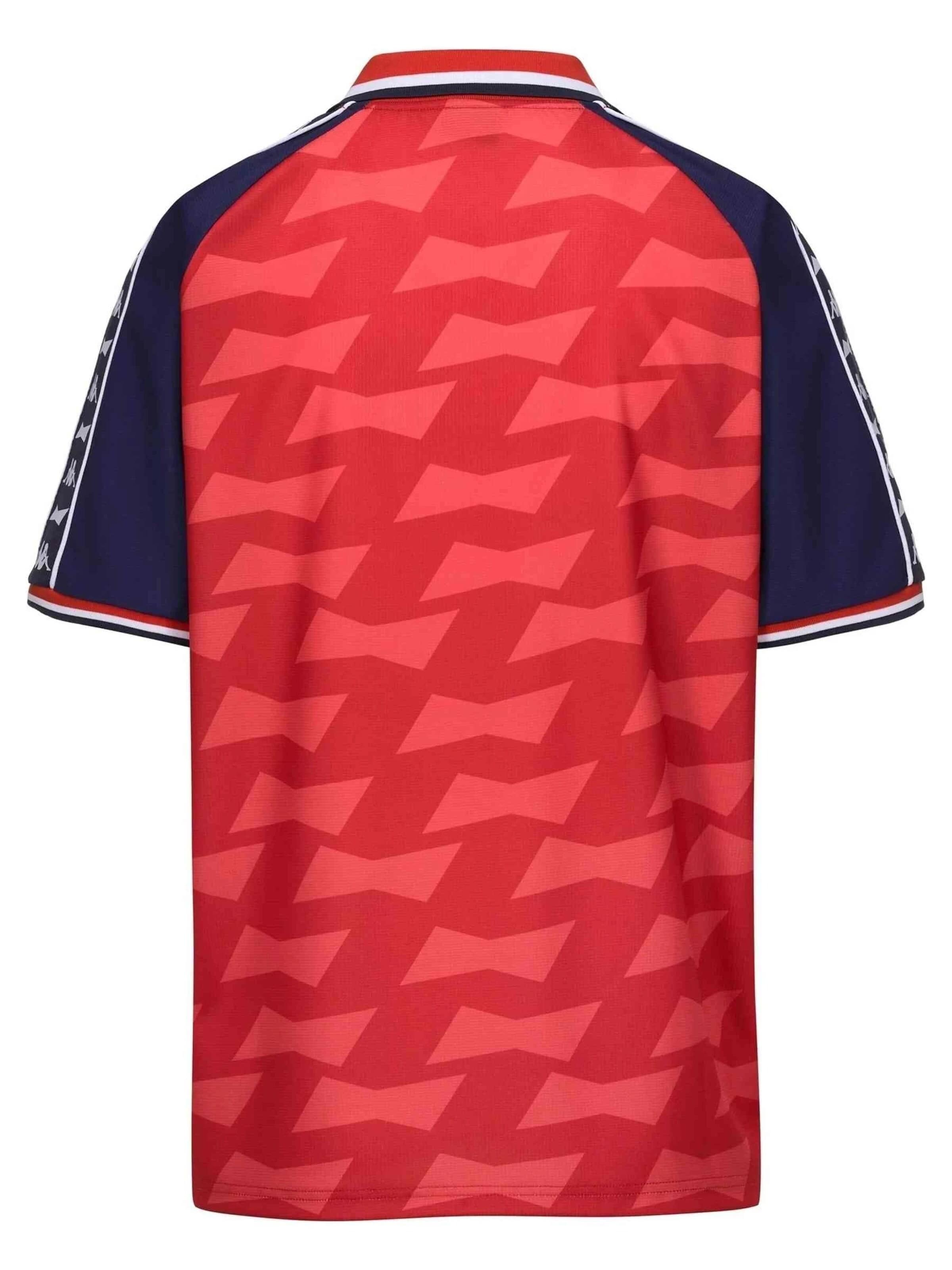 KAPPA - Camiseta 'Polo kappa x budweiser rojo mikail retro shirt' en rojo