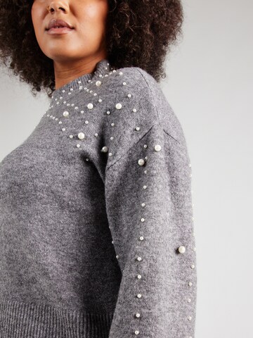 PIECES Curve - Jersey 'PCREA' en gris