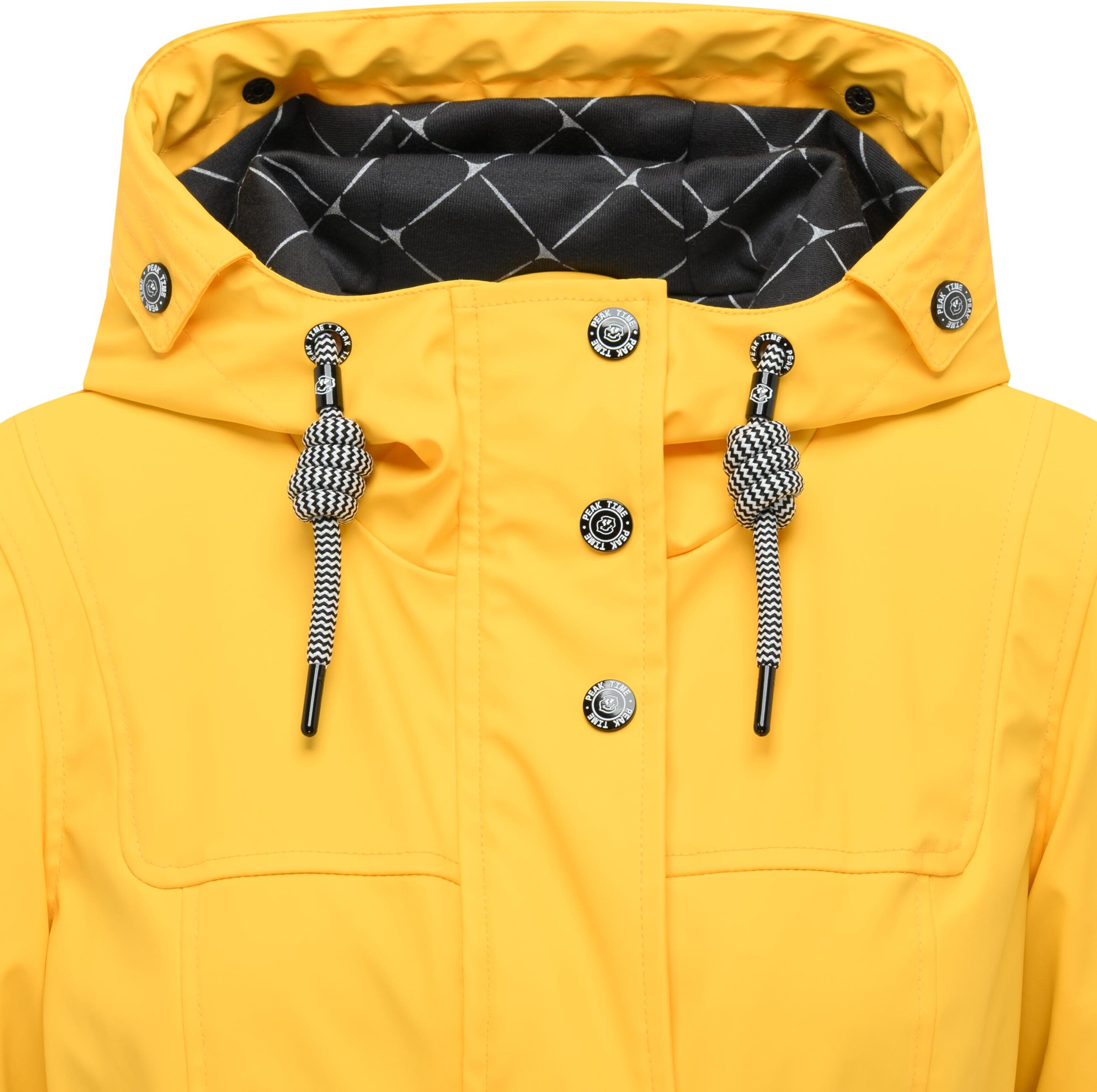 Manteau fonctionnel Peak Time en jaune