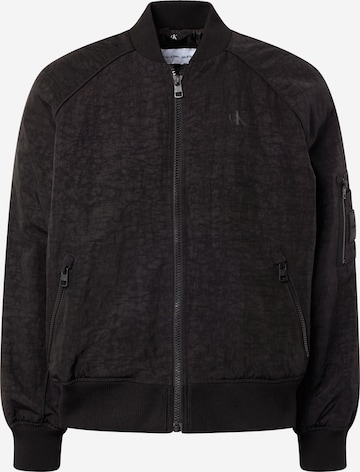 Calvin Klein Jeans Between-Season Jacket in Black: front