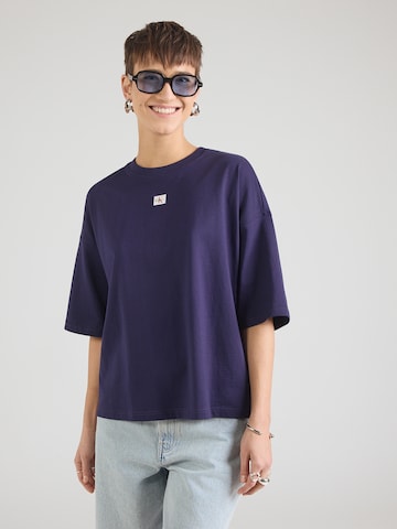 Calvin Klein Jeans - Camisa em roxo: frente