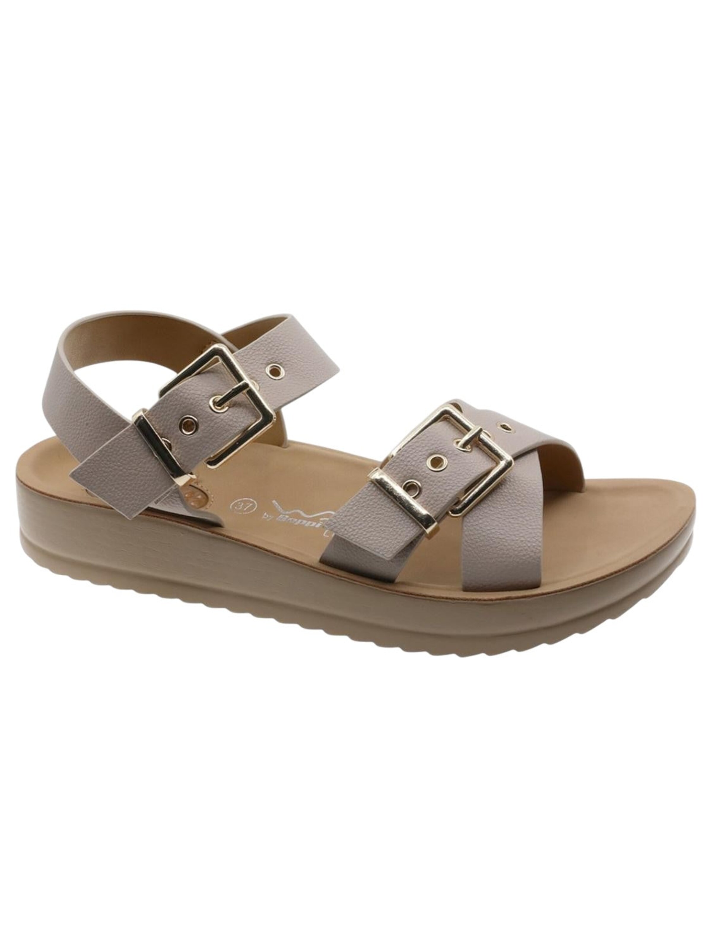 Beppi Sandale 'Casual Sandal'‌‌‌‌‌‌‌‌‌ in Grau: Vorderseite