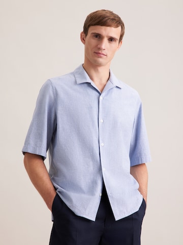 Coupe regular Chemise business SEIDENSTICKER en bleu