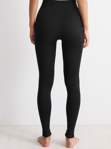 Regular Leggings ' Seamless Waffle ' Marc O'Polo en noir