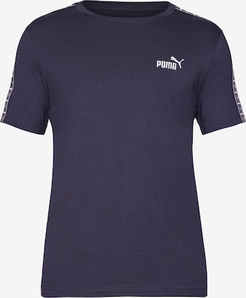 PUMA T-Shirt 'ESS Tape' in Blau: Vorderseite