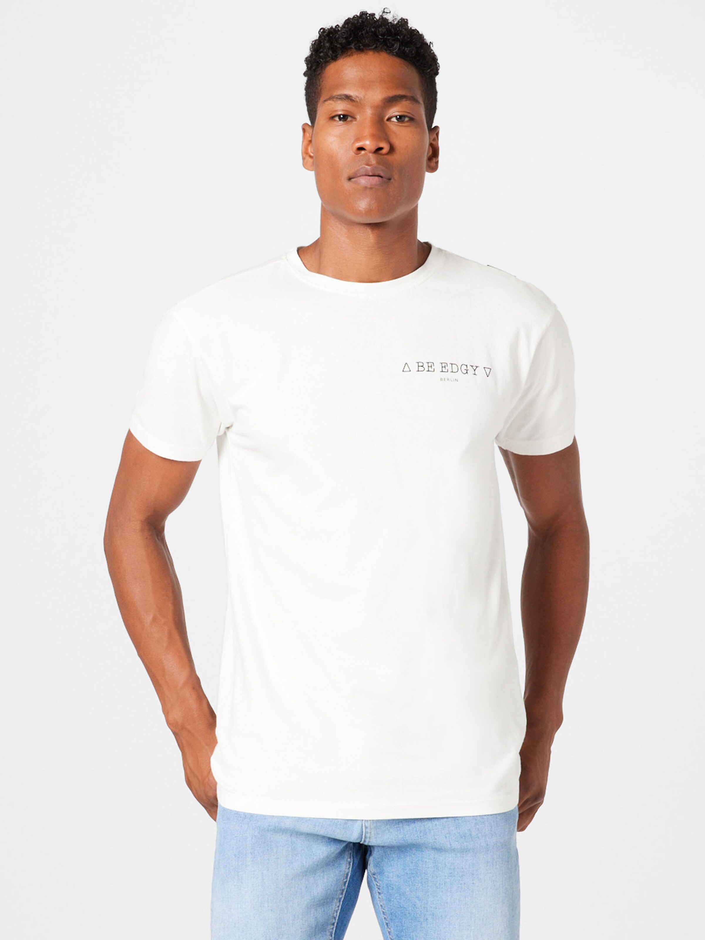 Männer Shirts BE EDGY T-Shirt 'Paulus' in Weiß - QT76072 Männer Shirts BE EDGY T-Shirt 'Paulus' in Weiß - QT76072