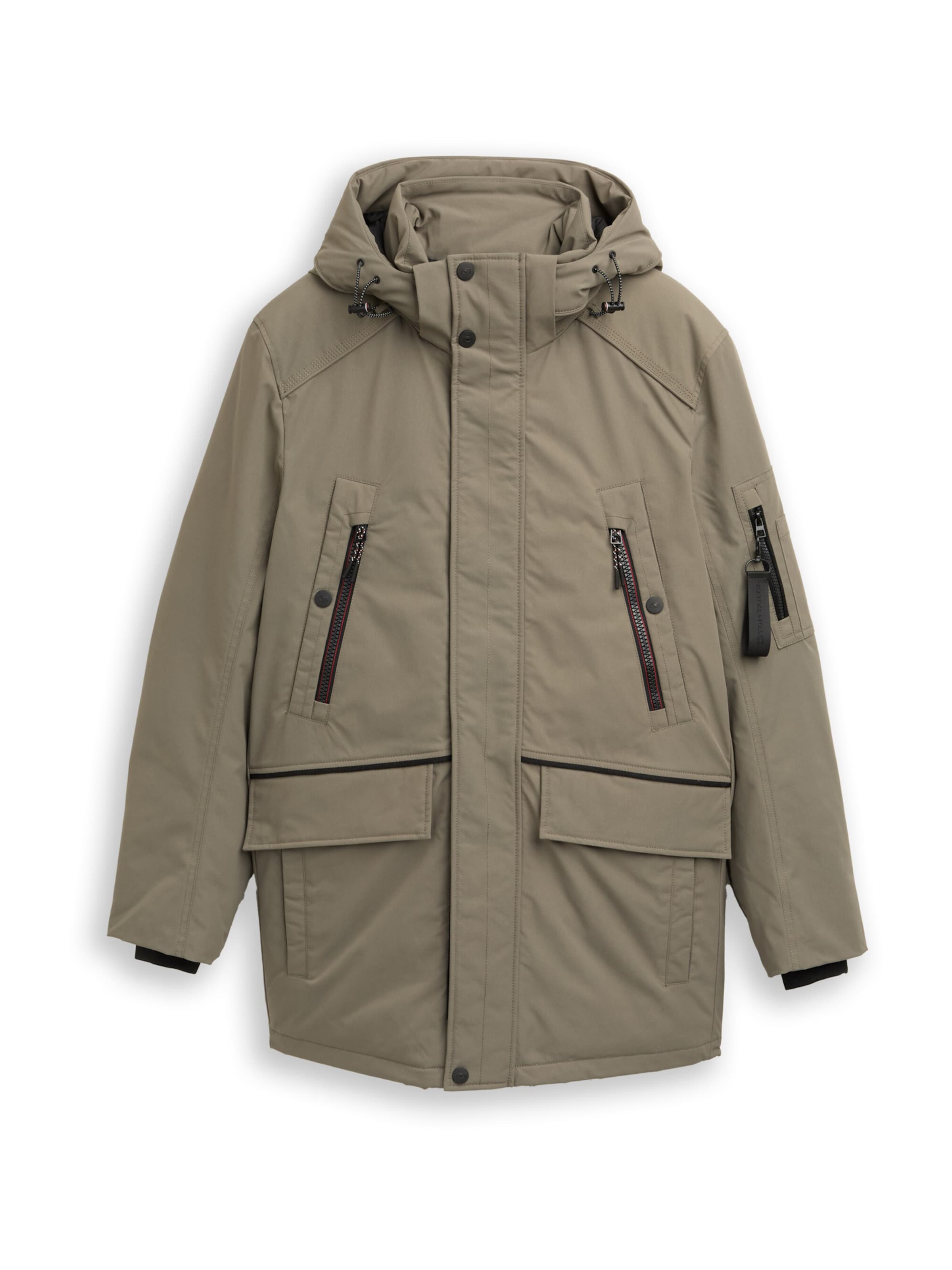 Geacă de iarnă de la TOM TAILOR pe verde: față