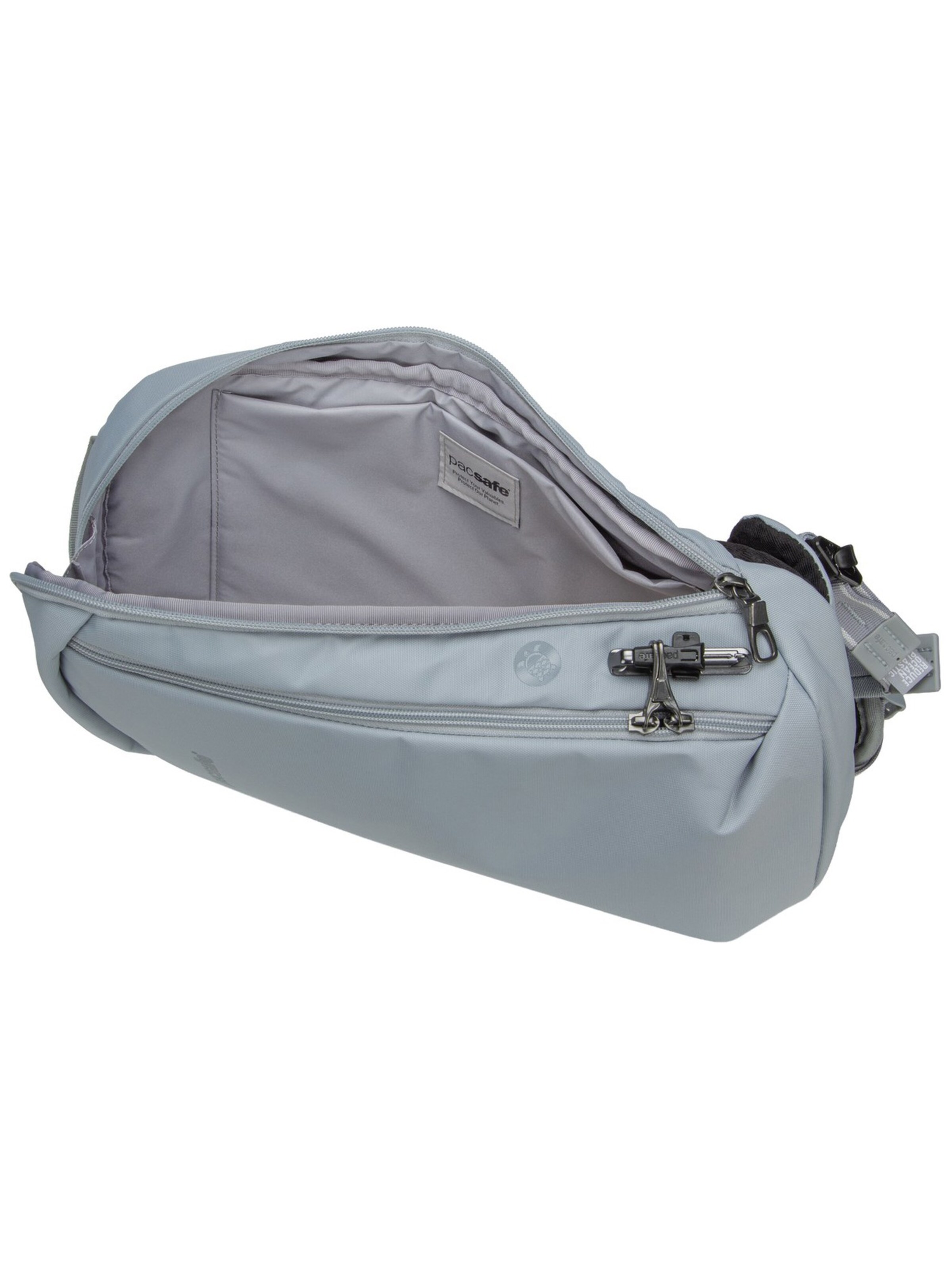 Borsa a tracolla 'Vibe 325' di Pacsafe in grigio