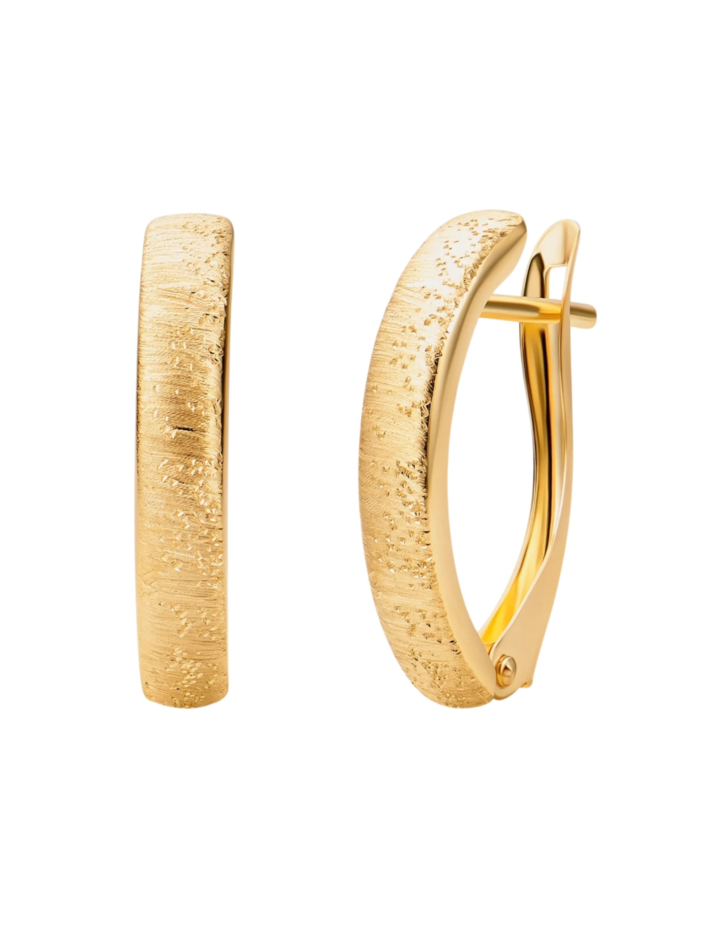 Orecchini 'Ohrringe aus 585 Gelbgold' di DIAMANT LETERNEL in giallo: frontale