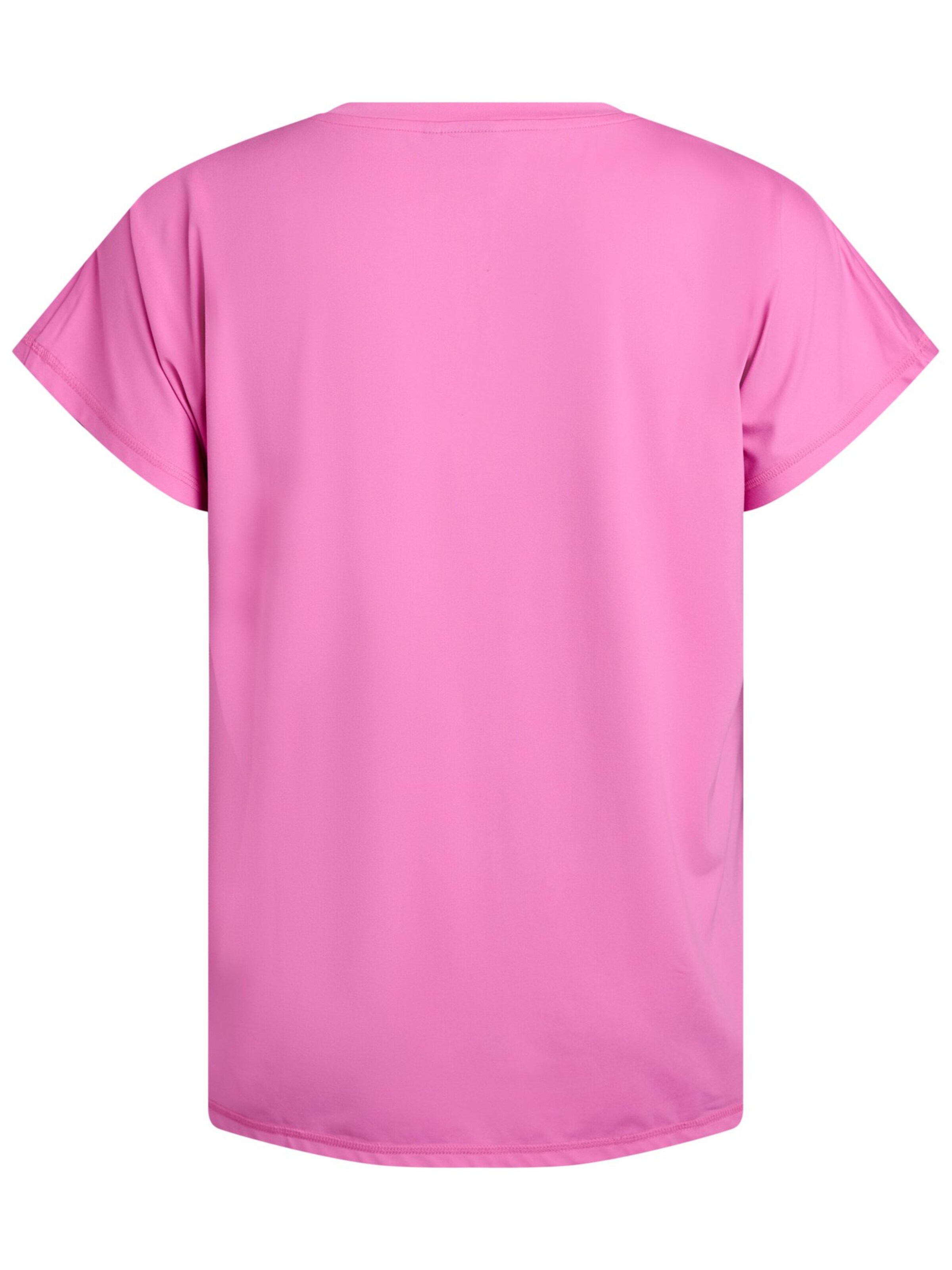 Active by Zizzi T-Shirt 'Abasic' in Pink