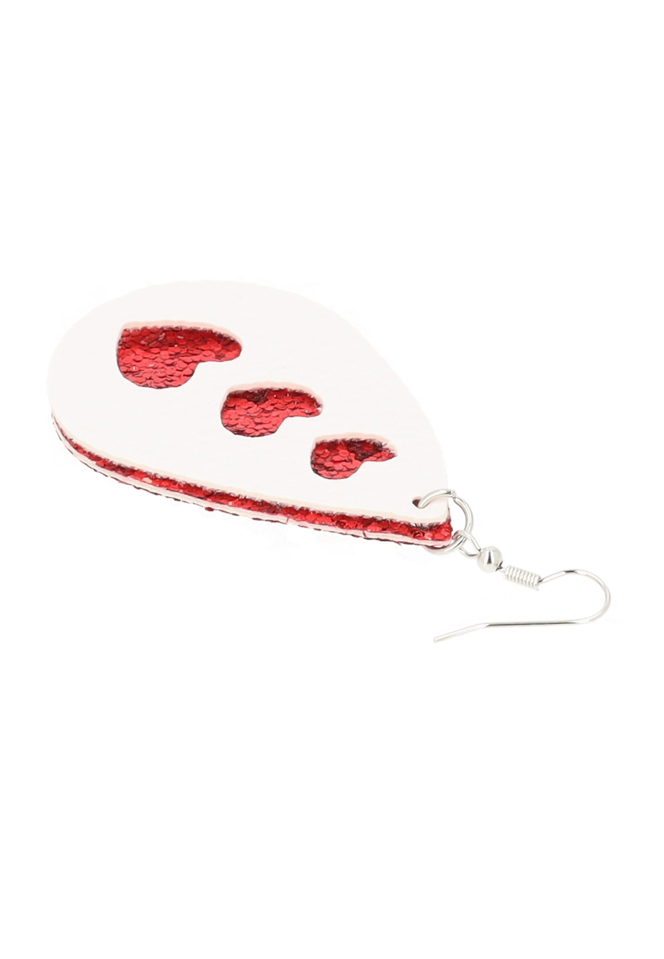 swirly Oorbellen in Wit