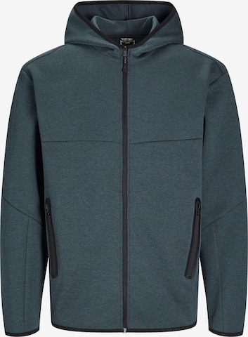 Veste de survêtement 'JCOFusion' JACK & JONES en bleu : devant