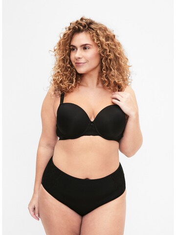 Devoted by Zizzi - Braga 'LIVY' en negro: frente