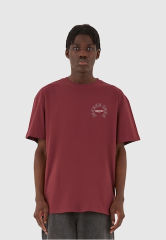 MJ Gonzales Shirt 'CROS x' in Rood: voorkant