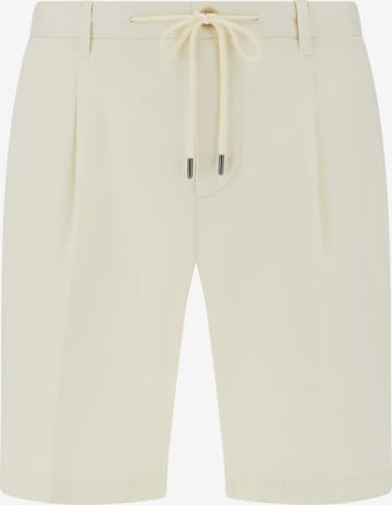 Boggi Milano - Pantalón plisado en amarillo: frente