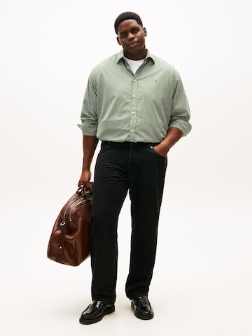 Tommy Hilfiger Big & Tall Mugav suurus Triiksärk, värv roheline