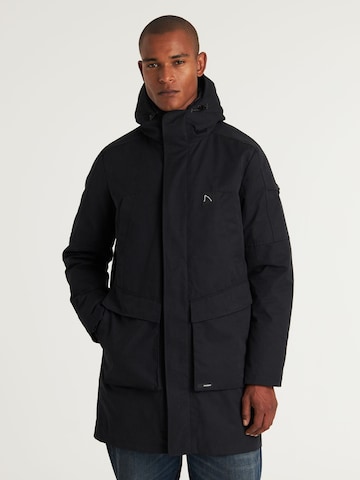 CHASIN' Funktionsjacke 'Stellar Parka' in Schwarz: Vorderseite