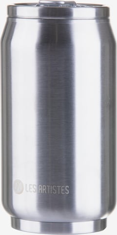 Les Artistes Drinking Bottle in Silver: front