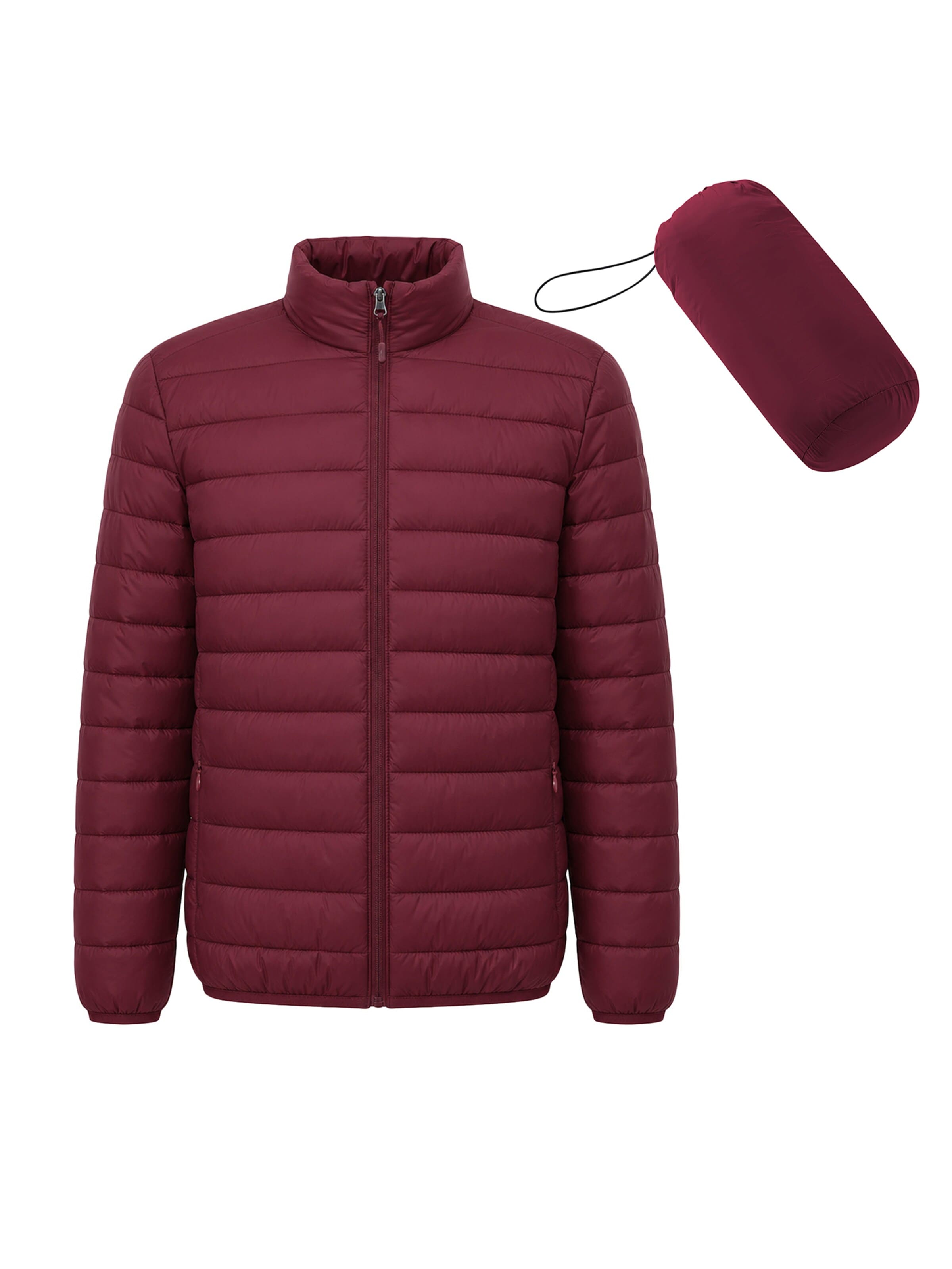 ALLTHEMEN Winter Jacket 'Stichwerk' in Red