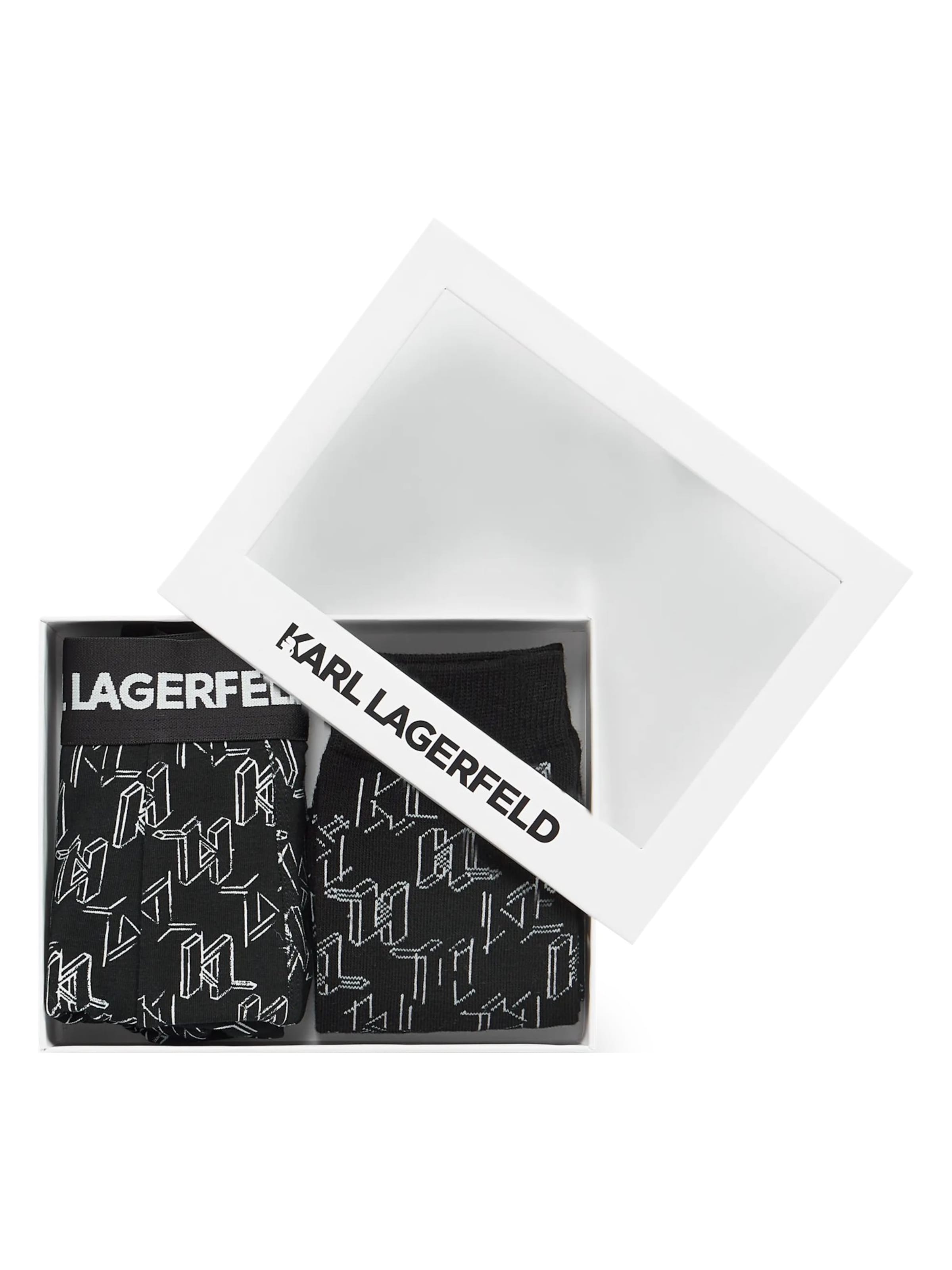 juoda Karl Lagerfeld Boxer trumpikės