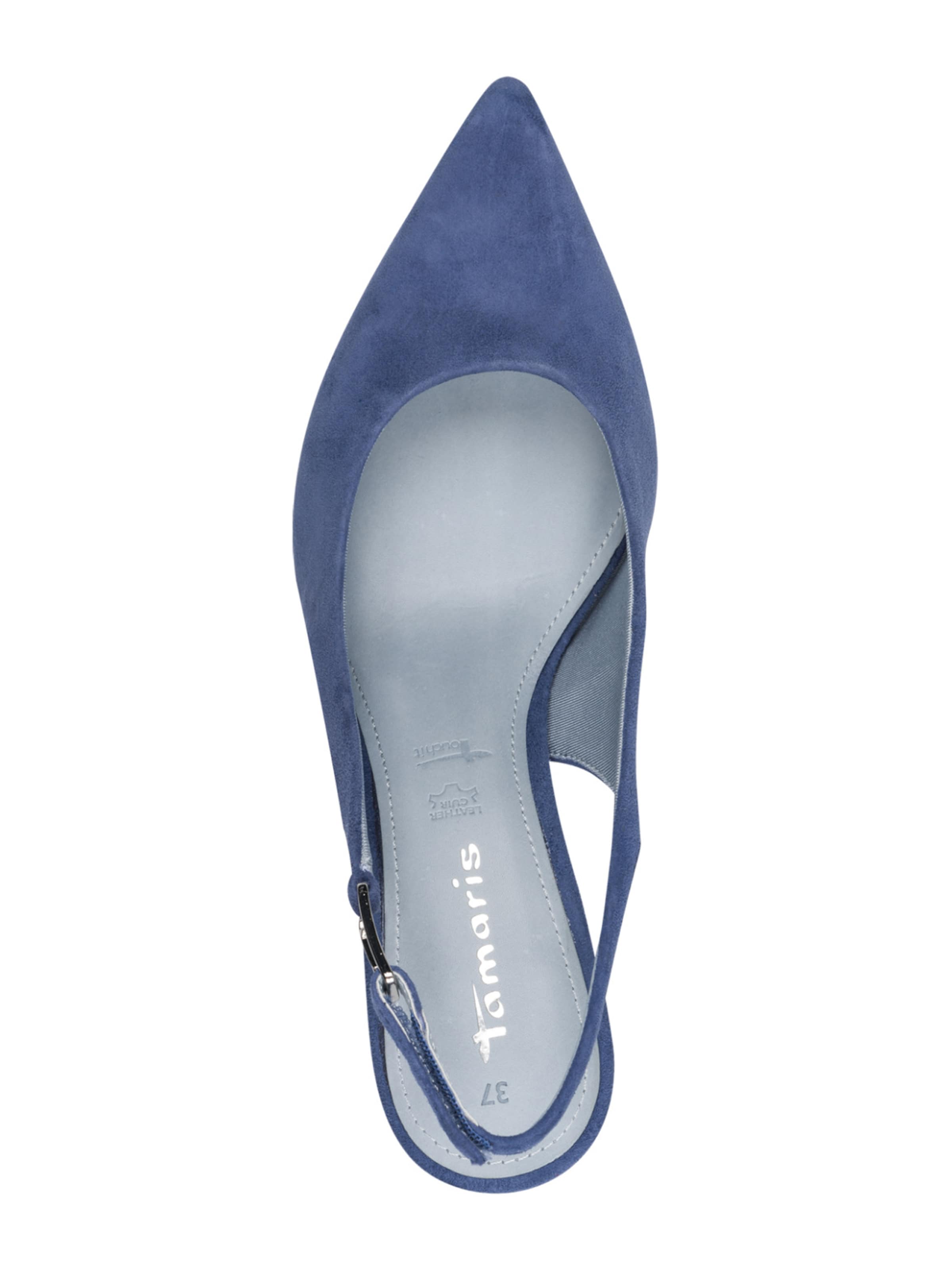 Tamaris Slingpumps in Blau