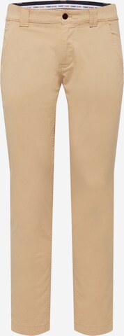 Pantaloni chino 'SCANTON' di Tommy Jeans in beige: frontale