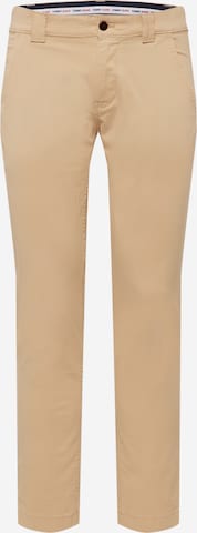 Pantaloni chino 'SCANTON' di Tommy Jeans in beige: frontale