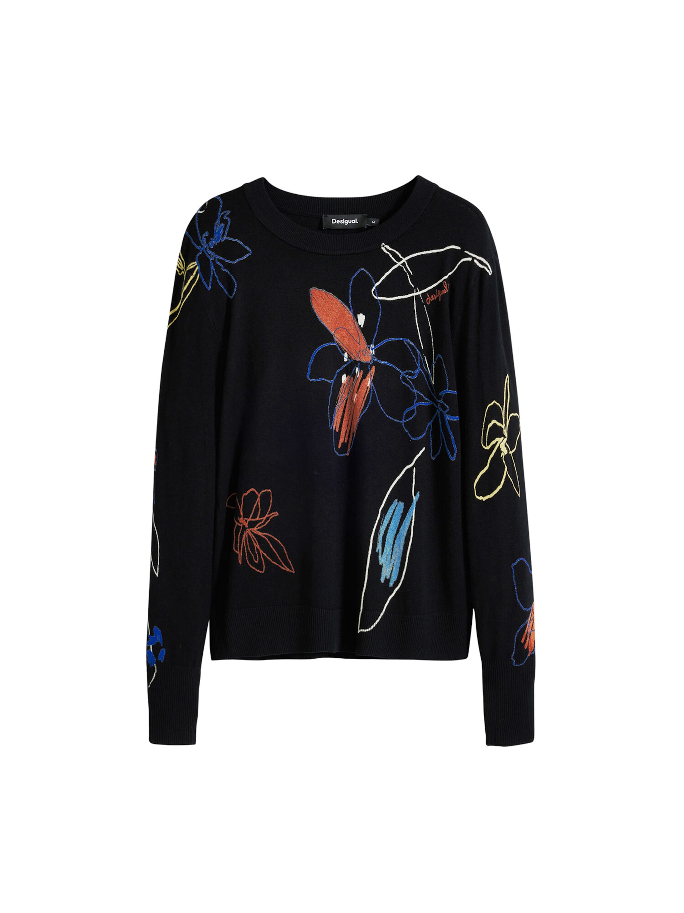 Desigual Svetr – černá: přední strana