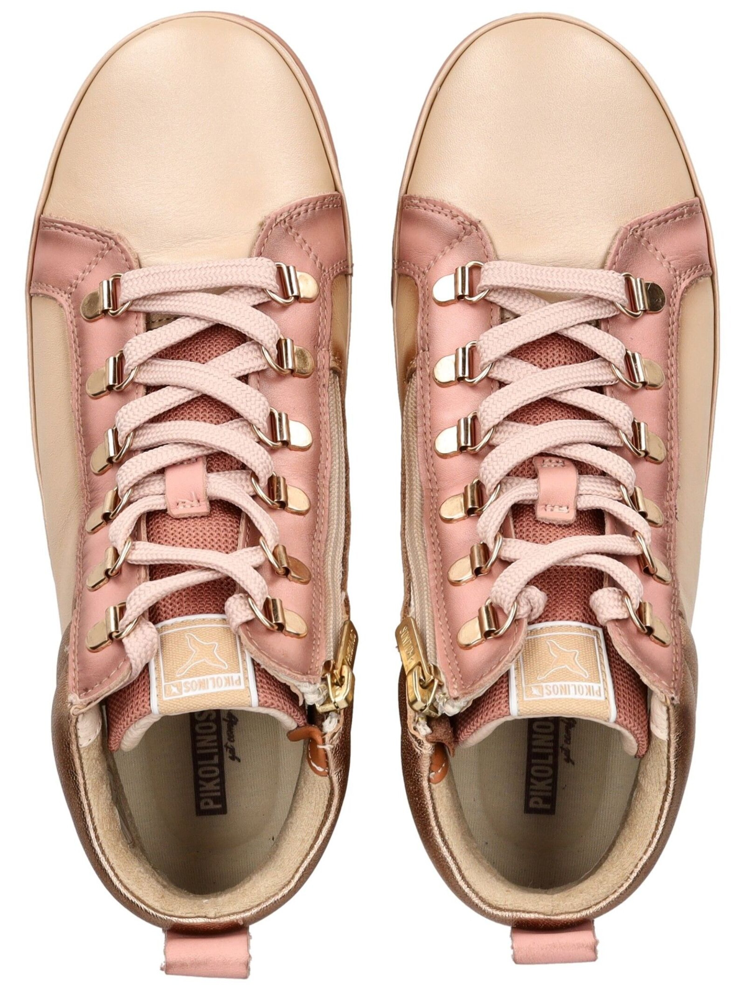 PIKOLINOS Schnürstiefelette in Beige