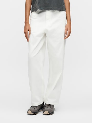 Loosefit Jean 'Brandon' Carhartt WIP en blanc : devant