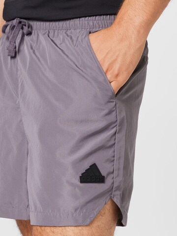 ADIDAS SPORTSWEAR Regular Спортен панталон 'Tech' в сиво