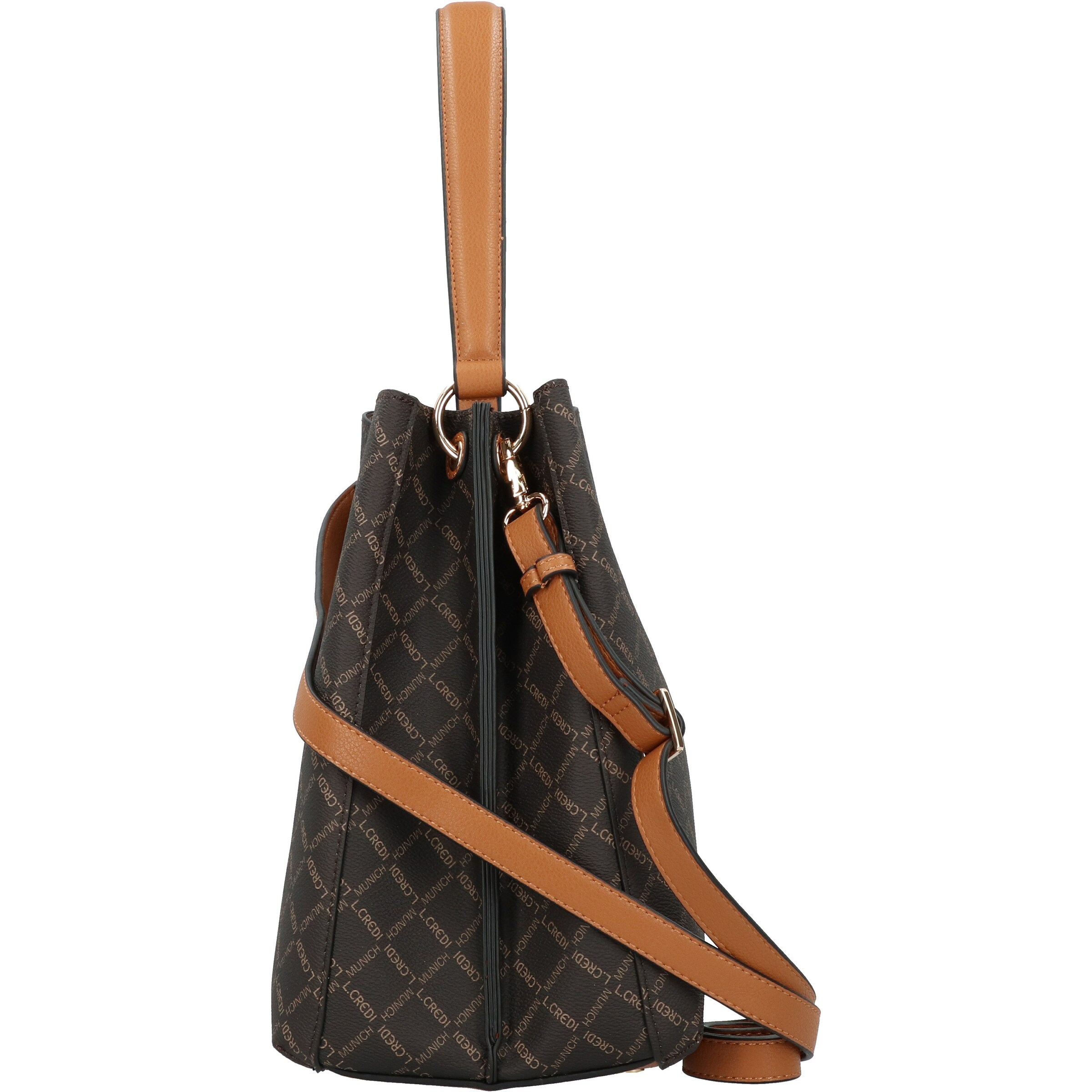 Borsa a tracolla 'Filiberta' di L.CREDI in marrone