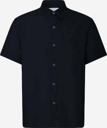 Kronstadt Regular Fit Kurzarmhemd ' KSValbrook ' in Blau: Vorderseite