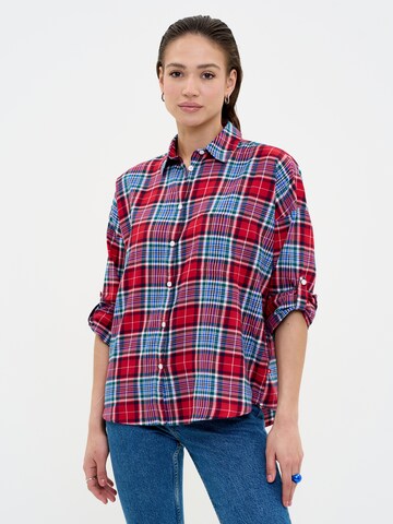 BIG STAR Bluse 'Krasina' in Rot: Vorderseite