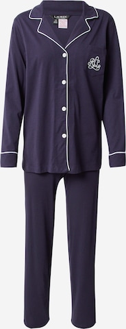 Pyjama Lauren Ralph Lauren en bleu : devant