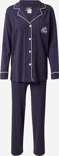 Lauren Ralph Lauren Pyjamas i mørkeblå / hvit, Produktvisning