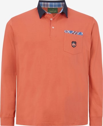 Charles Colby Shirt 'Earl Cathal' in Orange: front