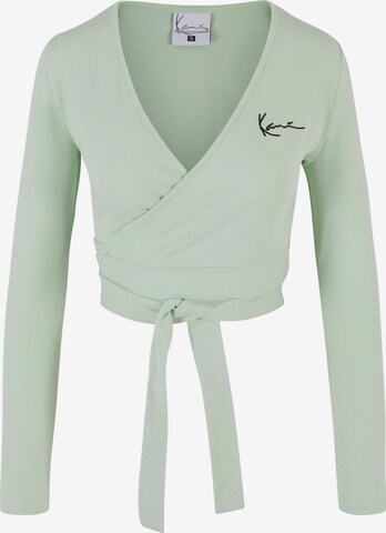 Karl Kani Shirt in Groen: voorkant