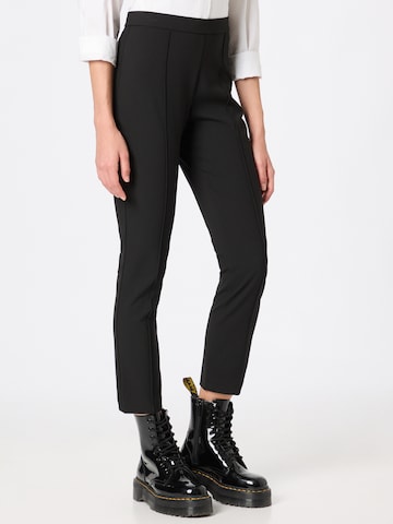 Regular Pantalon MADS NORGAARD COPENHAGEN en noir : devant