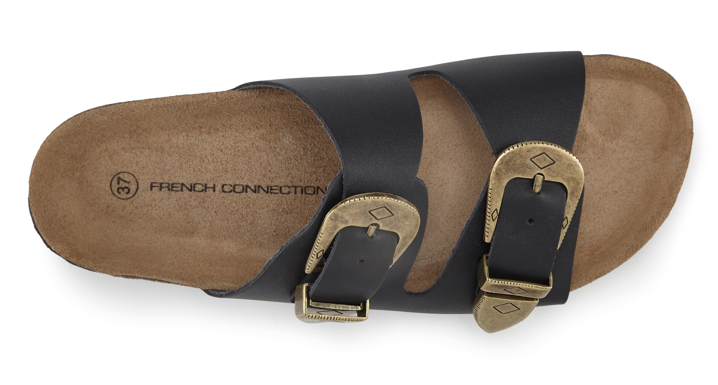 FRENCH CONNECTION Pantolette i svart