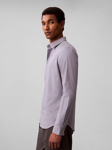 Calvin Klein Slim fit Button Up Shirt in Grey