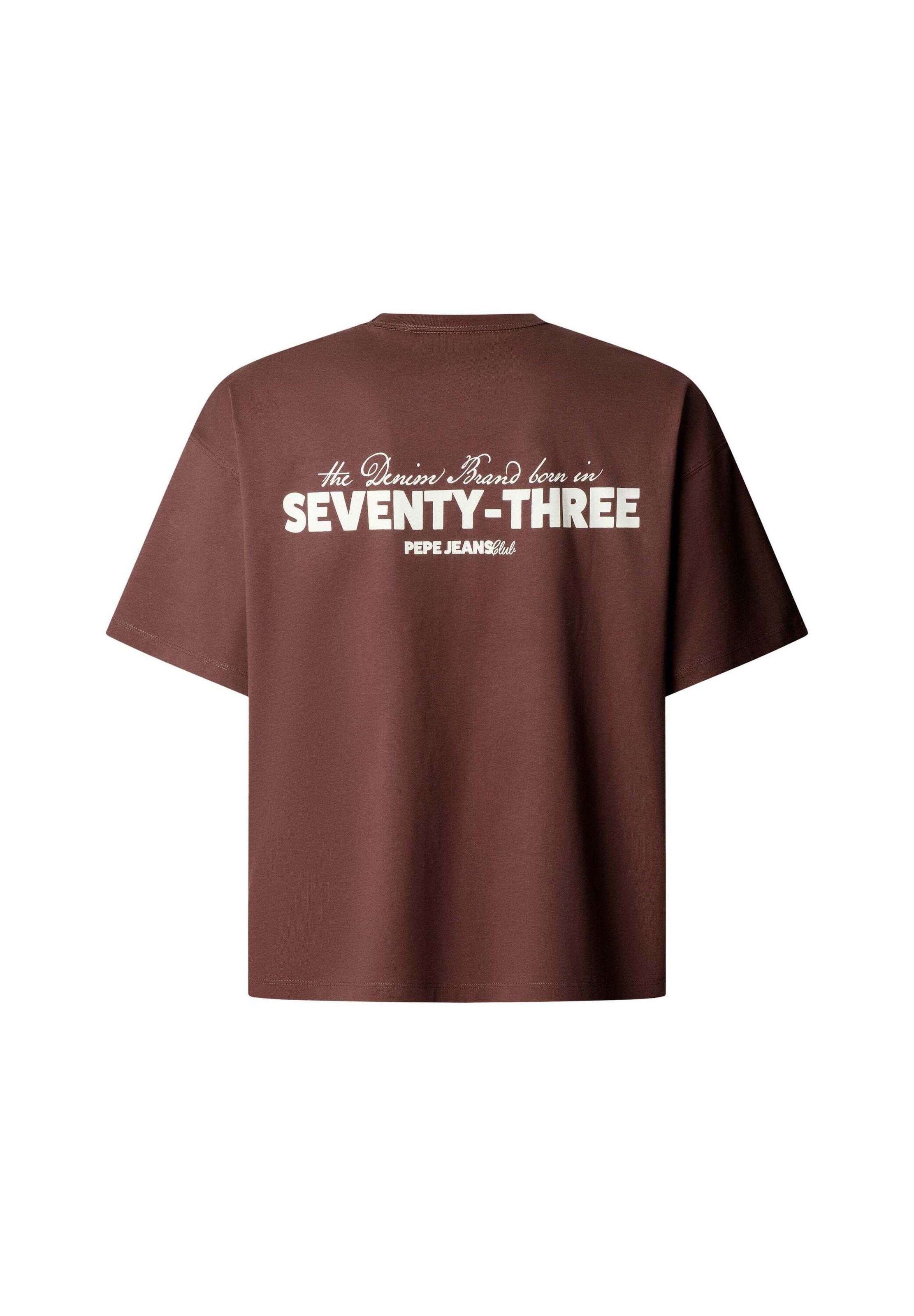 T-Shirt 'CORBIN' Pepe Jeans en marron