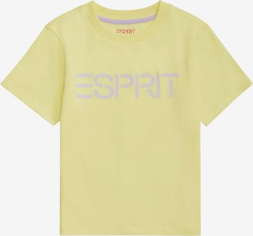 T-Shirt ESPRIT en jaune : devant