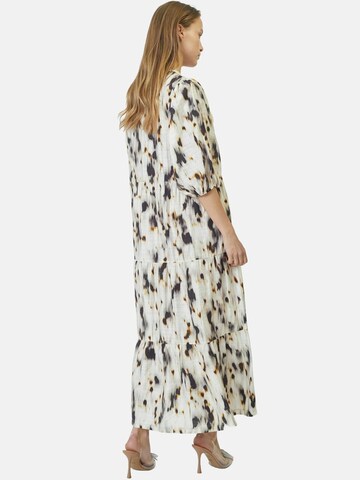 Robe-chemise 'Elisa' co'couture en blanc