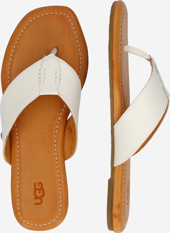 UGG T-Bar Sandals 'Carey' in White